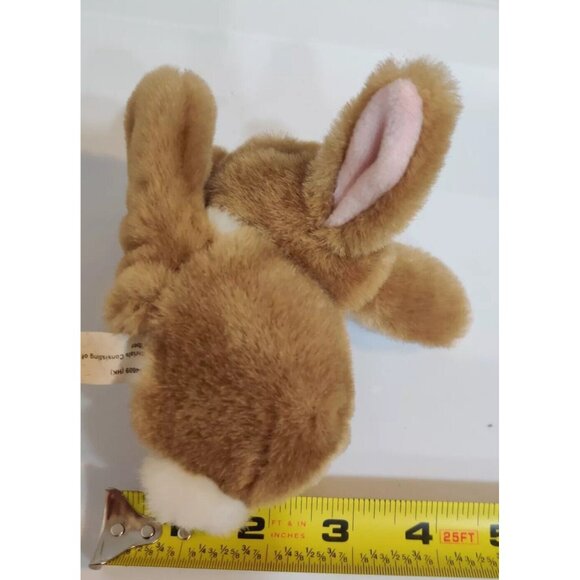 Gibson Greetings Vtg Plush Finger Puppet Cute Brown Bunny 5.5x4x4” Stuffed Toy - Picture 11 of 13